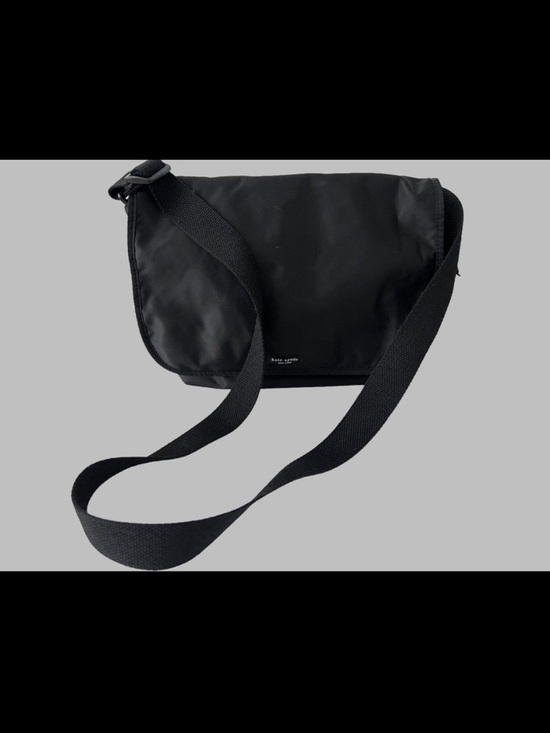 kate spade Handbags - Kate Spade New York Black Nylon Flap Tote Bag | 11"×10"×5" | Crossbody Strap